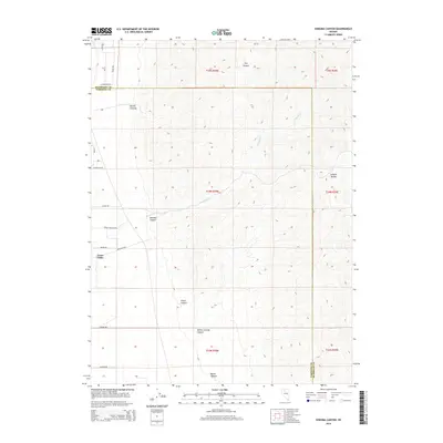 2014 Map of Sonoma Canyon, 2014 Print