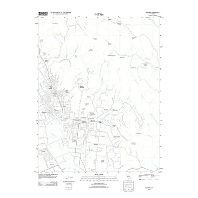 2012 Map of Sonoma, 2012 Print