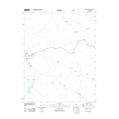 2012 Map of Sonora Pass, 2012 Print