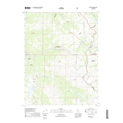 2018 Map of Sonora Pass, 2018 Print