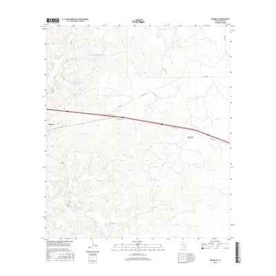 2016 Map of Sonora SE, 2016 Print