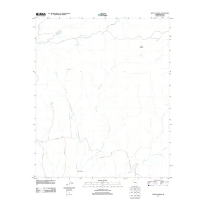 2011 Map of Sontag Creek, 2011 Print