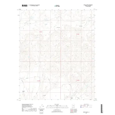 2018 Map of Sontag Creek, 2018 Print