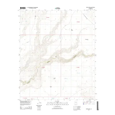 2014 Map of Sontag Mesa, 2014 Print