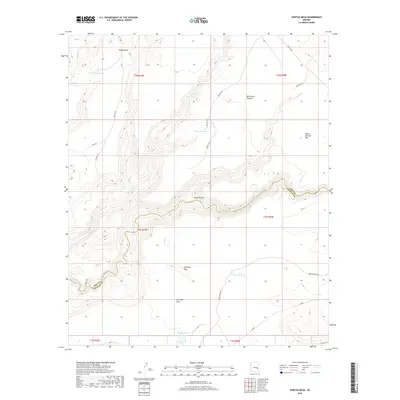 2018 Map of Sontag Mesa, 2018 Print