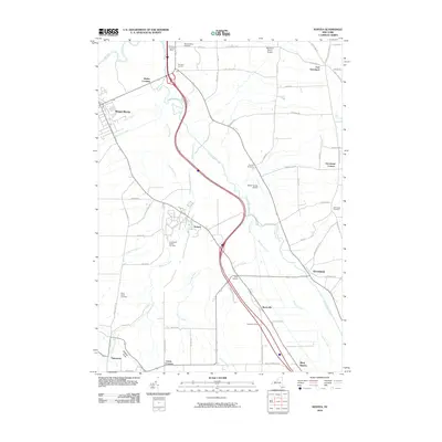 2010 Map of Sonyea, 2010 Print