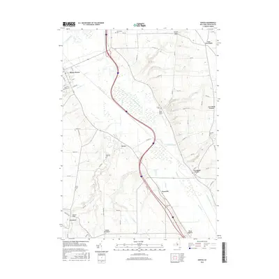 2016 Map of Sonyea, 2016 Print