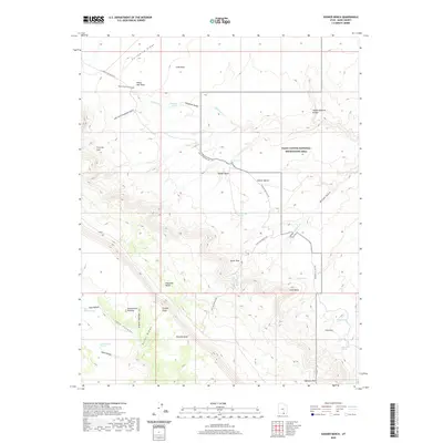 2020 Map of Sooner Bench, 2020 Print