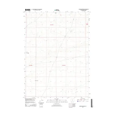2015 Map of Sooner Reservoir, 2015 Print