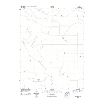 2010 Map of Sop Canyon, 2010 Print