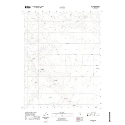 2020 Map of Sop Canyon, 2020 Print