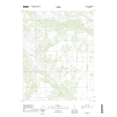 2023 Map of Sop Canyon, 2023 Print