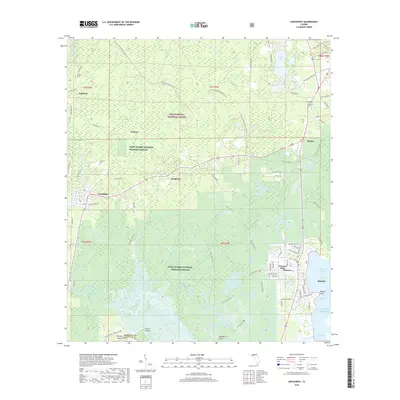 2018 Map of Sopchoppy, 2018 Print
