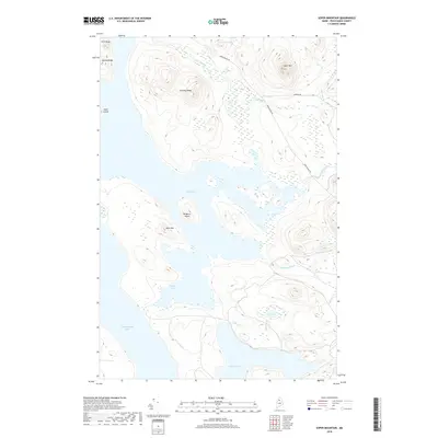 2018 Map of Soper Mountain, 2018 Print