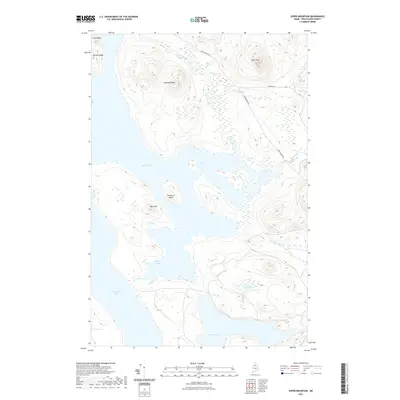 2021 Map of Soper Mountain, 2021 Print