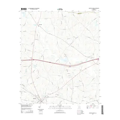 2014 Map of Soperton North, 2014 Print