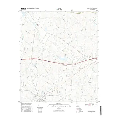 2017 Map of Soperton North, 2017 Print