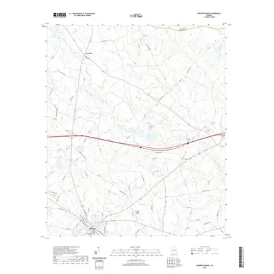 2020 Map of Soperton North, 2020 Print