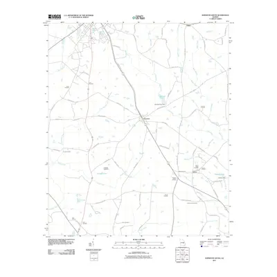 2011 Map of Soperton South, 2011 Print