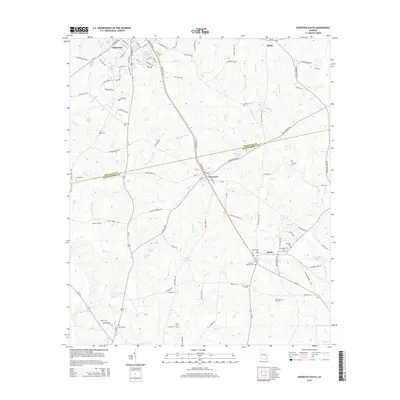 2014 Map of Soperton South, 2014 Print