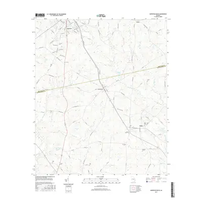 2017 Map of Soperton South, 2017 Print