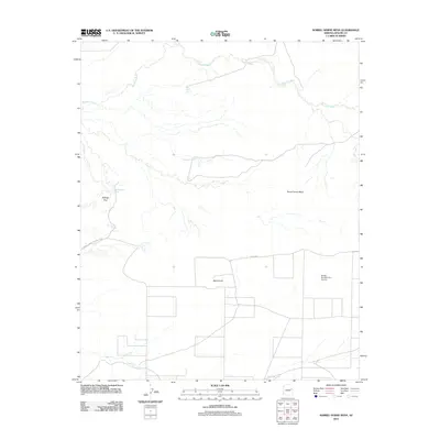 2011 Map of Sorrel Horse Mesa, 2011 Print