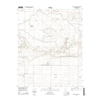 2014 Map of Sorrel Horse Mesa, 2014 Print