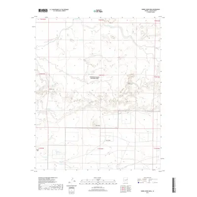 2018 Map of Sorrel Horse Mesa, 2018 Print