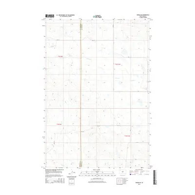 2015 Map of Sorum SW, 2015 Print