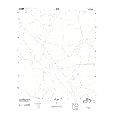 2011 Map of Sosa Peak, 2011 Print