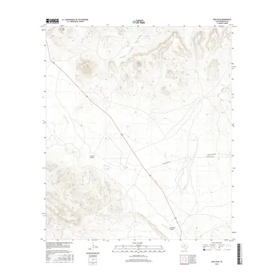 2016 Map of Sosa Peak, 2016 Print