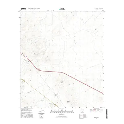 2016 Map of Sotol Hill, 2016 Print