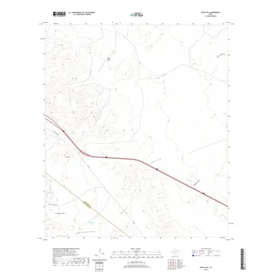 2019 Map of Sotol Hill, 2019 Print