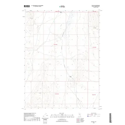 2018 Map of Sou Hills, 2018 Print