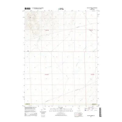 2014 Map of Sou Hot Springs, 2014 Print