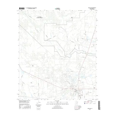 2016 Map of Sour Lake, 2016 Print