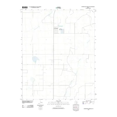 2010 Map of Sourdough Creek NE, 2010 Print