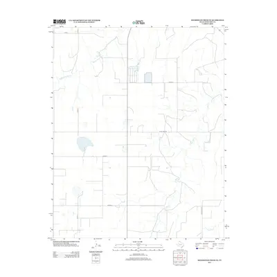 2012 Map of Sourdough Creek NE, 2012 Print