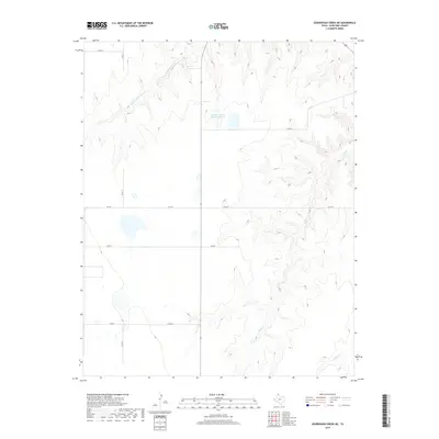2019 Map of Sourdough Creek NE, 2019 Print