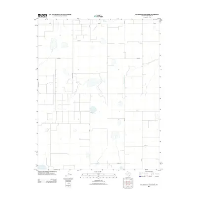 2012 Map of Sourdough Creek NW, 2012 Print