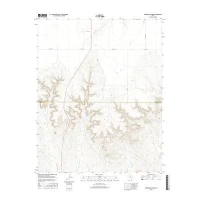 2016 Map of Sourdough Creek, 2016 Print