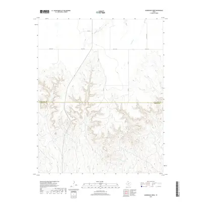2019 Map of Sourdough Creek, 2019 Print