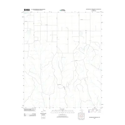2012 Map of Sourdough Creek SW, 2012 Print