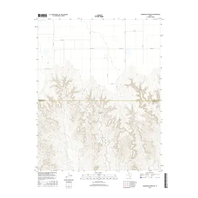 2016 Map of Sourdough Creek SW, 2016 Print