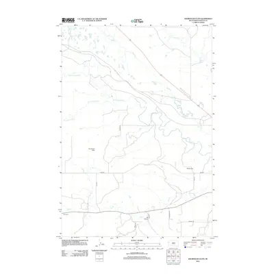 2012 Map of Sourdough Flats, 2012 Print