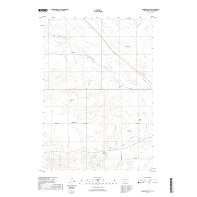 2017 Map of Sourdough Flats, 2017 Print