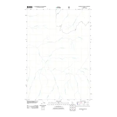 2011 Map of Sourdough Peak, 2011 Print