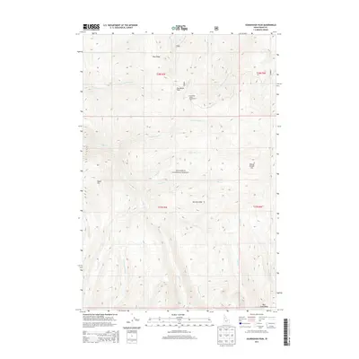 2013 Map of Sourdough Peak, 2013 Print