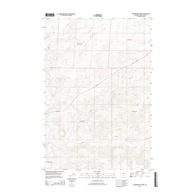 2014 Map of Sourdough School, 2014 Print