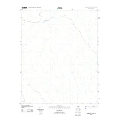 2012 Map of Sourdough Spring, 2012 Print